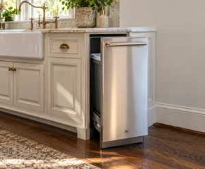 Monogram trash compactor